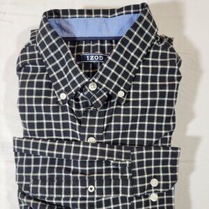 Men's Long Sleeve Shirt w/ Pocket, IZOD Medium 16" Neck 42 1/2" Chest #150